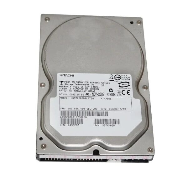 0a32234 hitachi deskstar 7k80 80gb 7 2krpm ata 100 3 5 inch hard drive 659c7416caf36