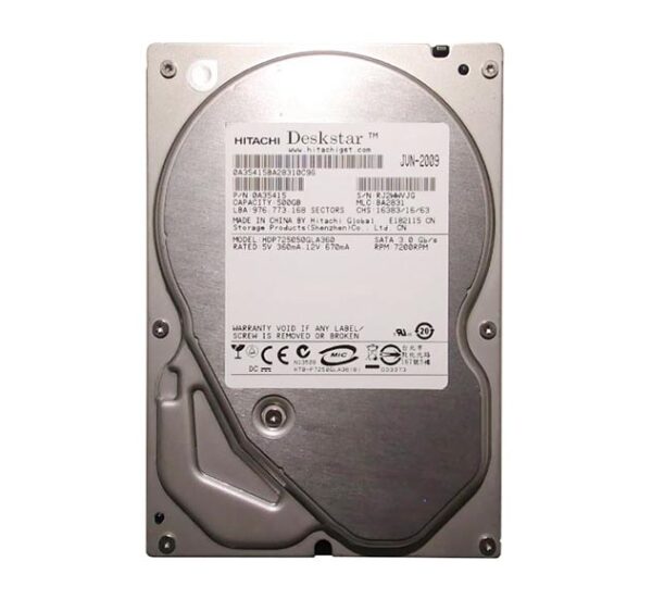 0a35415 hitachi deskstar 500gb 7 2krpm sata 3gb s 7 pin hard drive 659c7cb5a6f6f