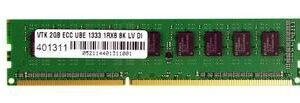 900709 VisionTek 2GB DDR3 ECC PC3-10600 1333Mhz 2Rx8 Memory