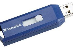 97087-B2 Verbatim Classic 4GB USB 2.0 Flash Drive (Blue)