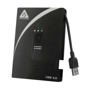 A25-3BIO256-S256 Apricorn Aegis Bio 3.0 256GB USB 3.0 (AES-256) 2.5-inch External Solid State Drive