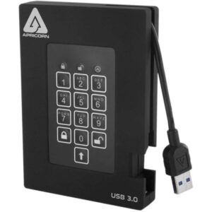 A25-3PL256-S2000F Apricorn Aegis Padlock 2TB USB 3.0 (AES-256 / FIPS SED) External Solid State Drive