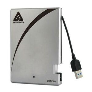 A25-3USB-2000 Apricorn Aegis Portable 3.0 2TB 5400RPM USB 3.0 8MB Cache 2.5-inch External Hard Drive