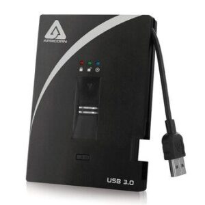 A253BIO256500 Apricorn Aegis Bio 500GB 5400RPM USB 3.0 2.5-inch External Hard Drive
