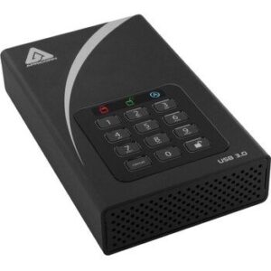 ADT-3PL256-8000 Apricorn Aegis Padlock DT 2TB SuperSpeed USB 3.0 8MB Cache (AES-256) 3.5-inch External Hard Drive