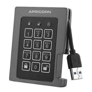ASSD-3PL256-240F Apricorn Aegis Padlock 240GB USB 3.0 (AES-256 FIPS 140-2) External Solid State Drive