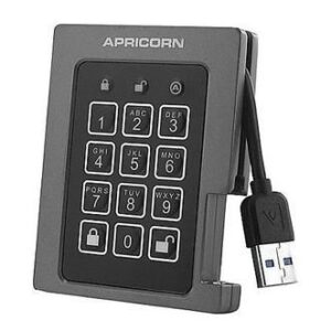 ASSD-3PL256-480F Apricorn Aegis Padlock 480GB USB 3.0 (AES-256 FIPS 140-2) External Solid State Drive