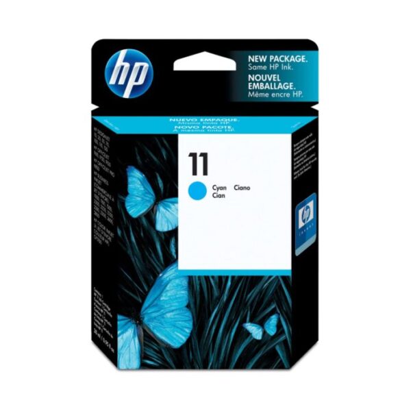 c4836a hp 11 cyan ink cartridge cyan inkjet 750 page 1 each 659e98ebbc857