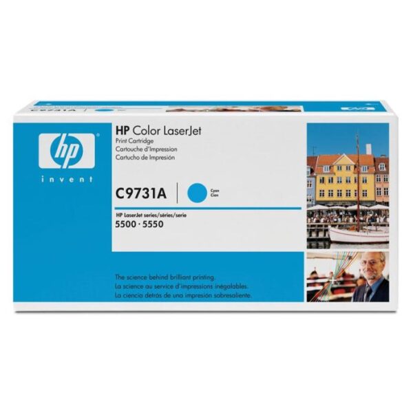 c9731 67901 hp 645a toner cartridge cyan for hp color laserjet 5500 5550 series printer 659e9ea0767e5