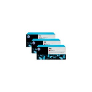 CR251A - HP 771 Ink Cartridge Red Inkjet 3 / Pack OEM