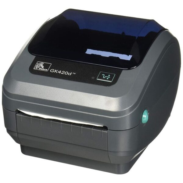 gk42 202510 000 zebra gk420d 203 dpi epl zpl ii usb parallel serial port barcode label printer 659e9541e8594