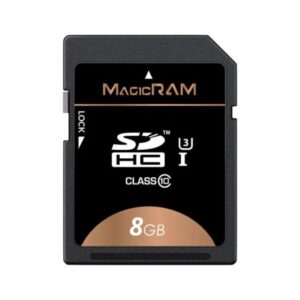MR008PSD-001 MagicRAM Inc 8GB PSLC Class 10 UHS Class 1 U3 SDHC Card
