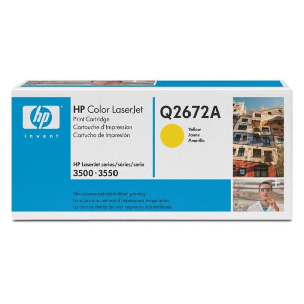 q2672 67901 hp toner cartridge yellow for hp color laserjet 3500 3550 series printer 659ea2874dec9