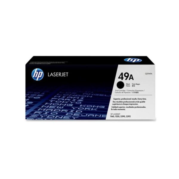 q5949a hp 49a toner cartridge black for laserjet 1160 1320 3390 3392 series printer 659eb93b241ae