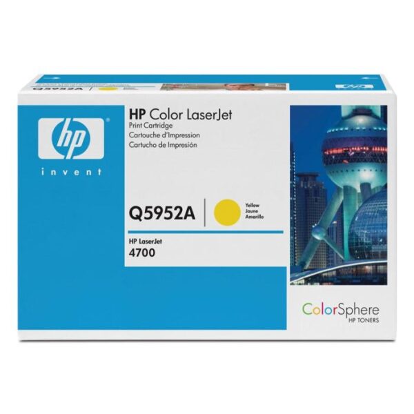 q5952a hp 643a toner cartridge yellow for color laserjet 4700 series printer 659eb519d0425