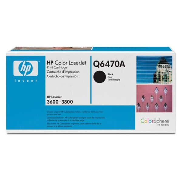 q6470a hp 501a toner cartridge black for color laserjet 3600 3800 series printer 659eb593f0ba7