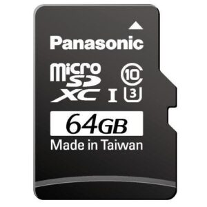 RP-SMTT64DA1 Panasonic 64GB MLC Class 10 UHS Class 3 microSDXC Card