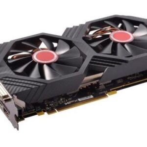 RX-580P427D6 XFX Radeon RX 580 4GB GDDR5 256-Bit HDMI / Dual DVI-D / 3x DisplayPort PCI-Express 3 Video Graphics Card