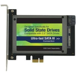 VEL-SOLO-X1 Apricorn Upg Kit SSD PCie 2.0x1 SATA Iii2.5 2.5in Slot Plus Aux Port To 4