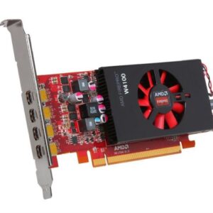 XW13W Dell AMD FirePro W4100 2GB Professional Low-Profile Video Graphics Card
