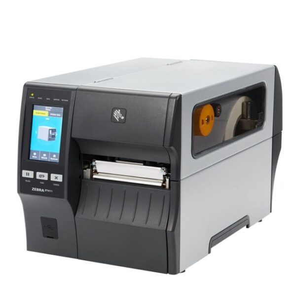 zt41142 t1100a0z zebra zt411 203 dpi bluetooth usb ethernet rs 232 touch lcd thermal transfer rfid barcode printer 659e938bf3226